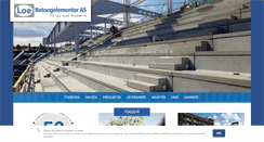 Desktop Screenshot of loe-betong.no
